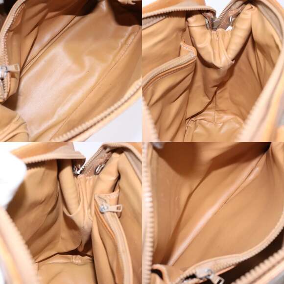 CELINE Macadam Canvas Shoulder Bag Pvc Beige Gold - Picture 12 of 13